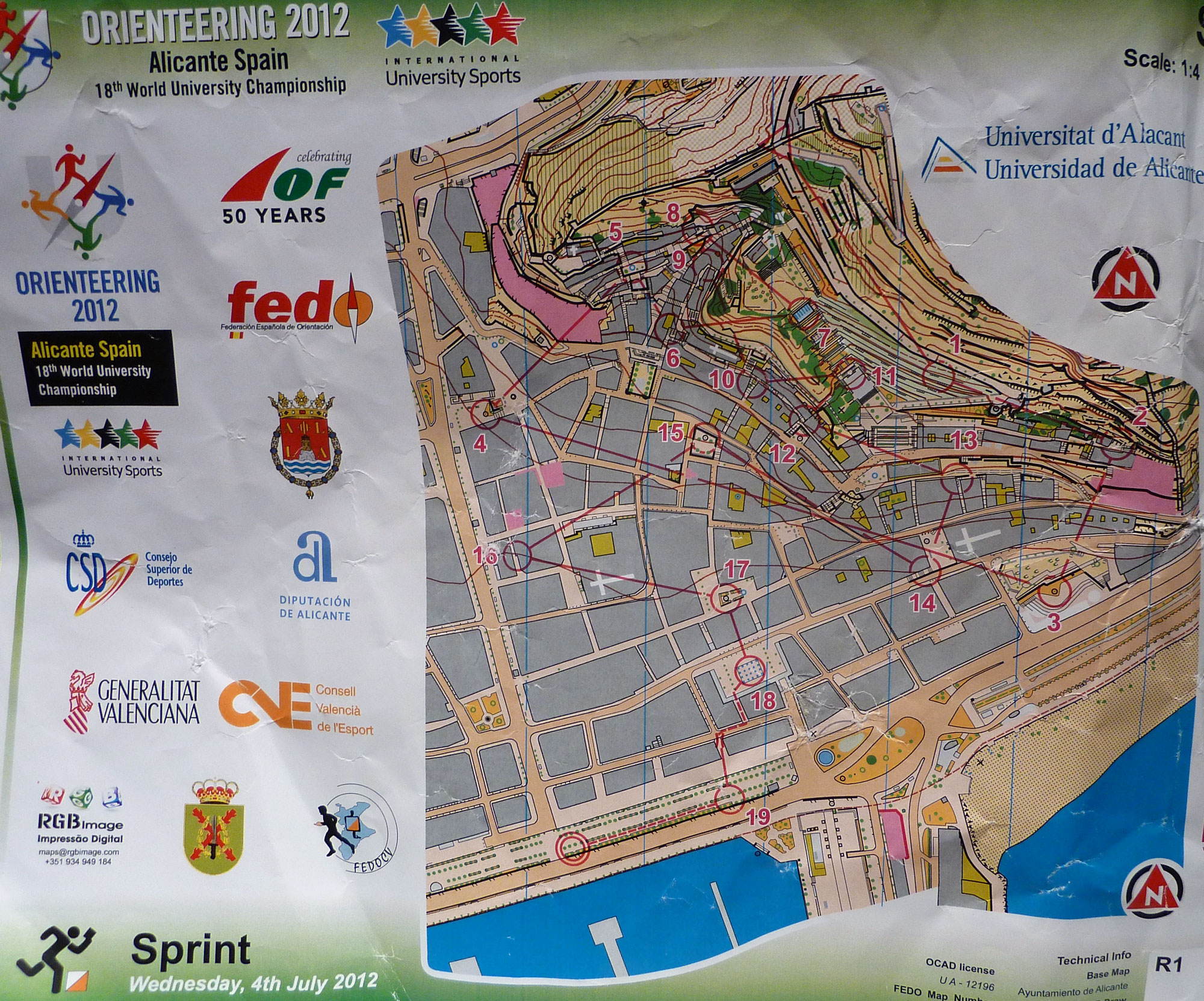 World University Orienteering Championships Sprint Distance (2012-07-04)