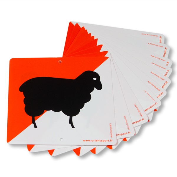 Kontroller för miniknat orientering, 10 st 2