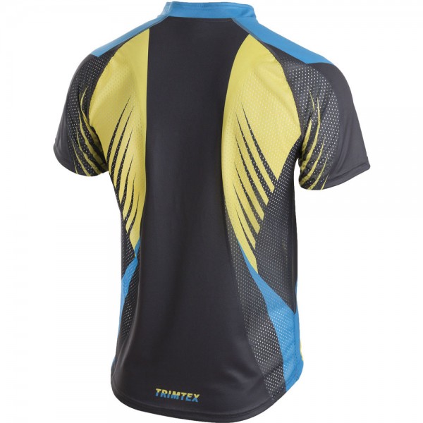 Trimtex Extreme OL-Shirt Dunkelgrau / Azurblau / Lime 2