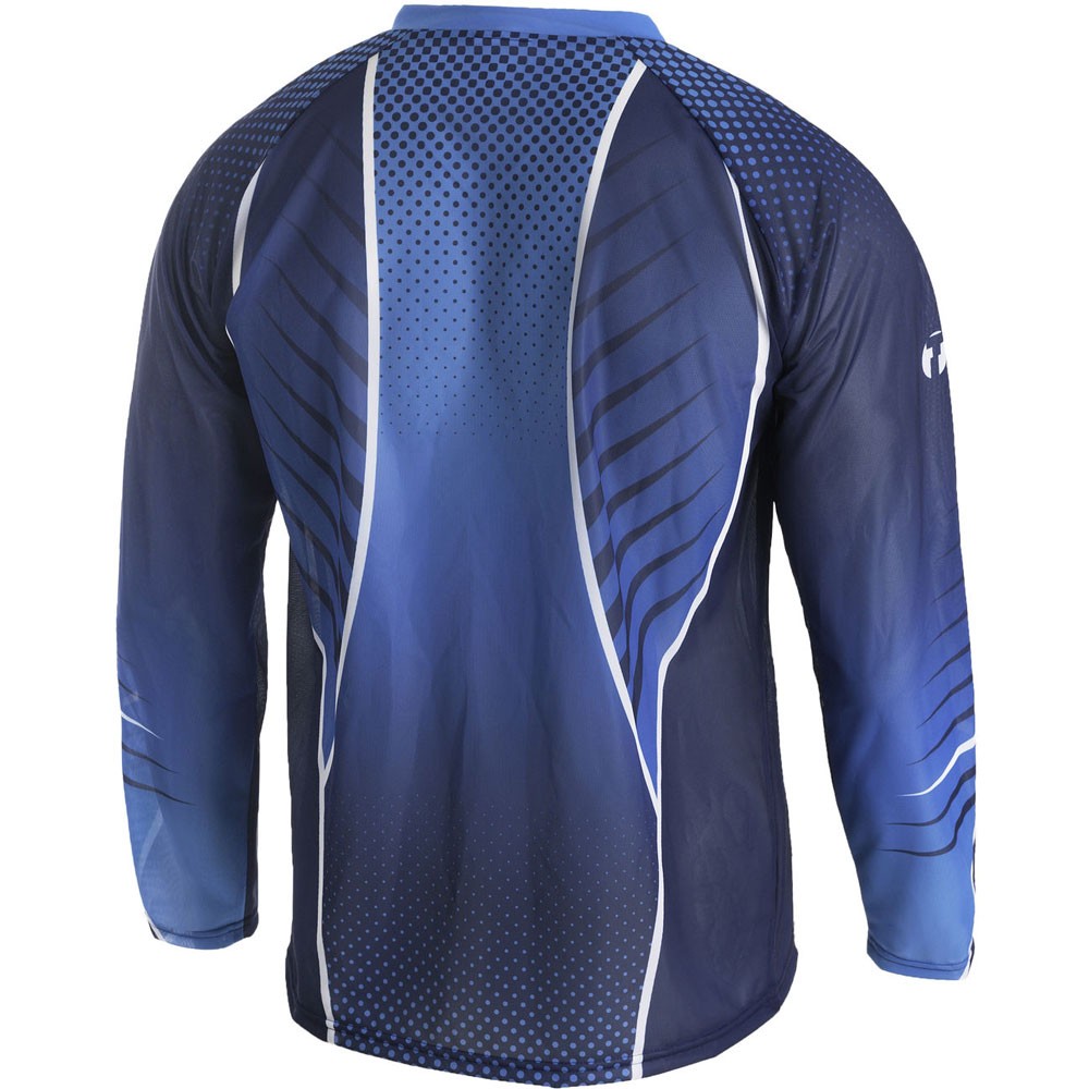 Trimtex Basic O-Shirt LS Midnight Blue / Azure...