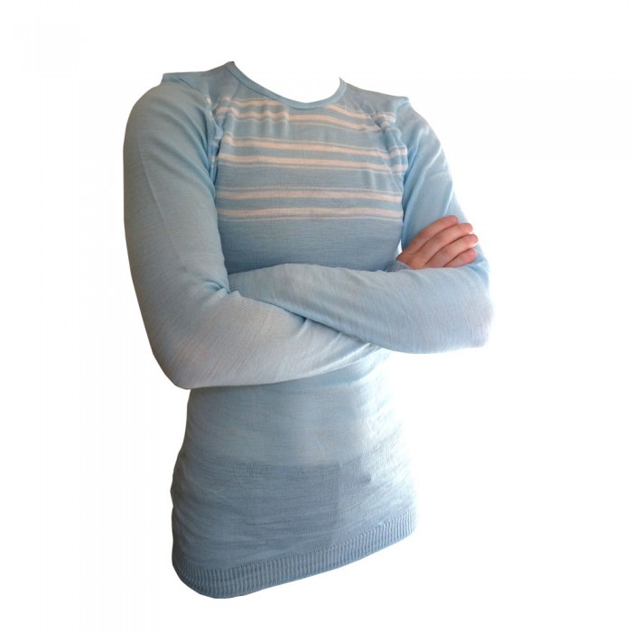 Helly Hansen Base Layer Shirt blau/weiß (M)