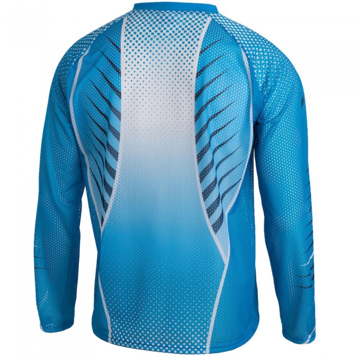 Trimtex Basic Mesh LS O-Shirt Azure Blue (S)