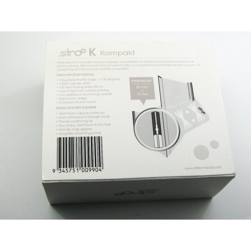 Str8 Kompakt Daumenkompass (83 mm)