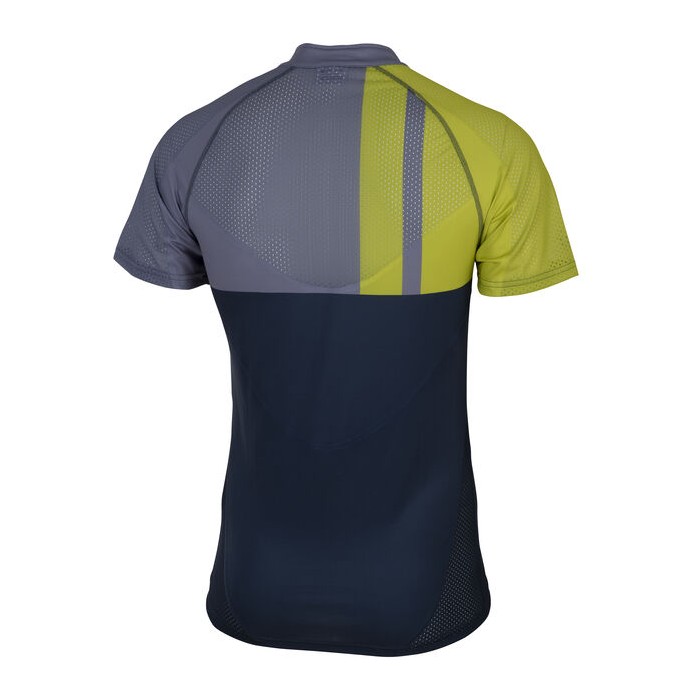 Trimtex Speed OL-tröja Steel Blue / Lime (S)