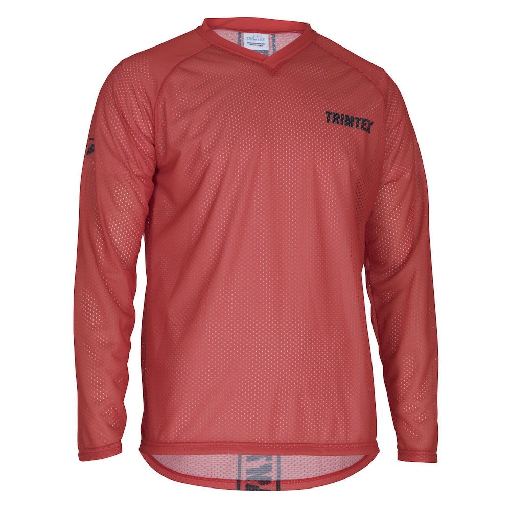 Trimtex Basic Mesh LS O-Shirt Magma | OL-Shop