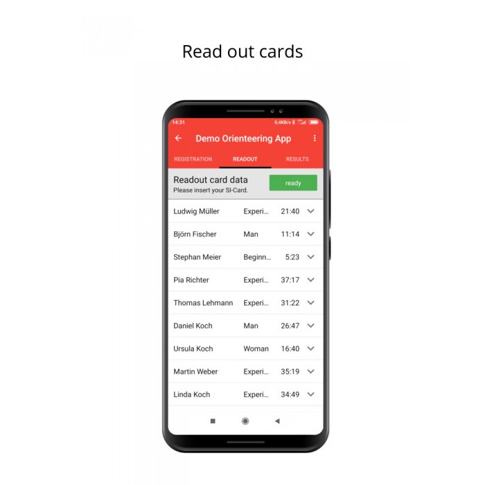 Sportident Orienteering App paket