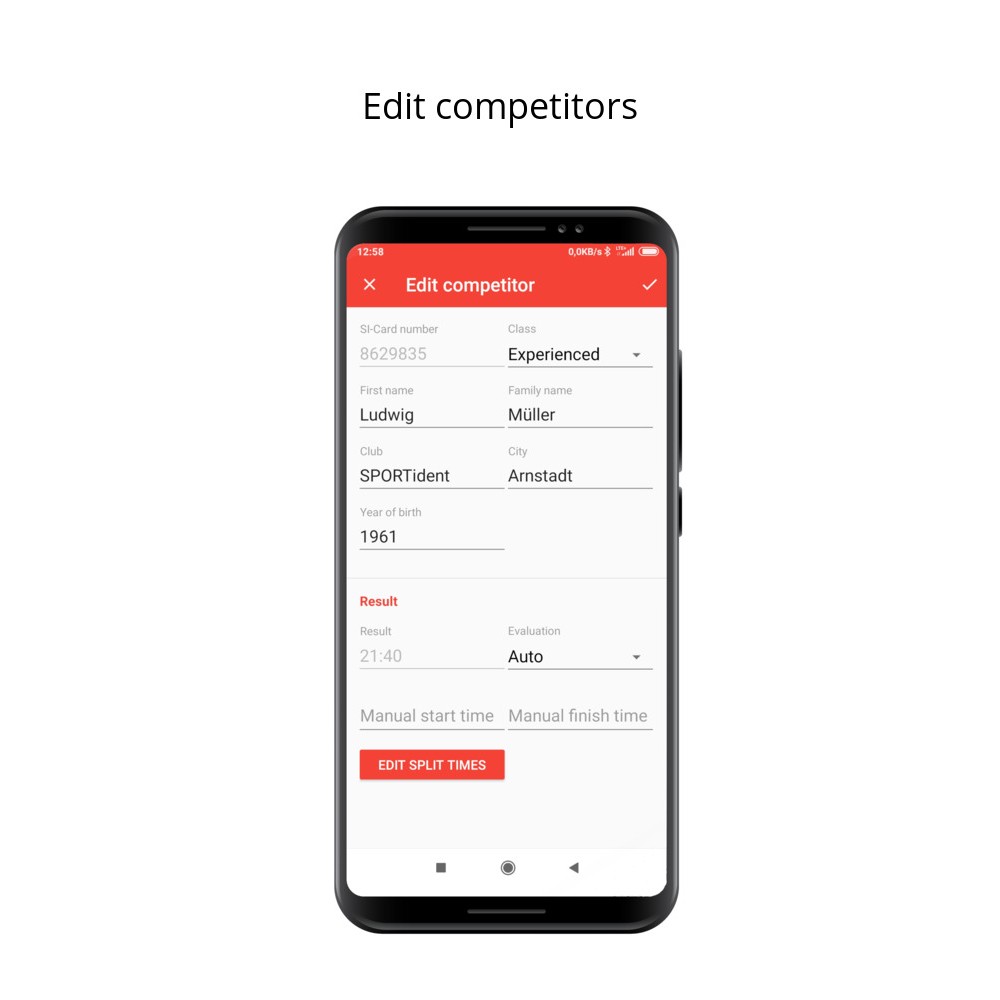 Sportident Orienteering App paket