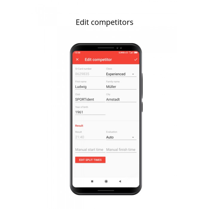 Sportident Orienteering App paket