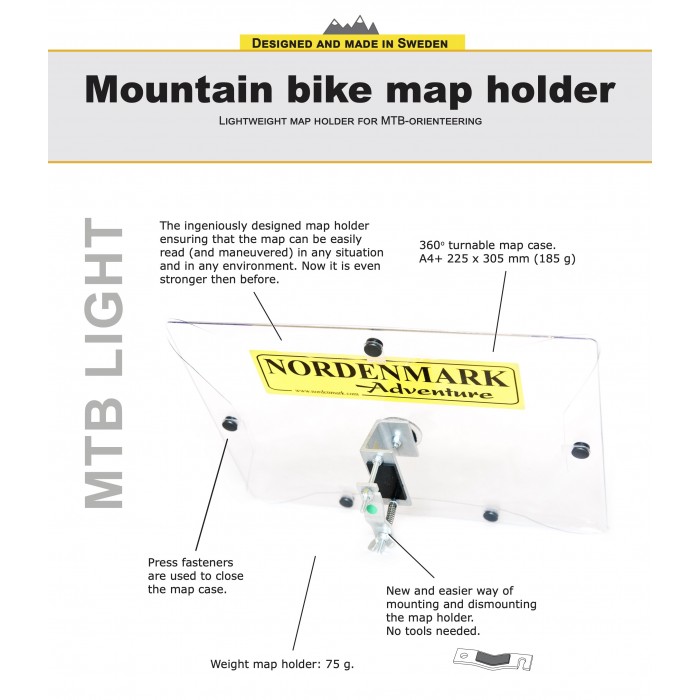 Nordenmark MTBO Kartenhalter Light