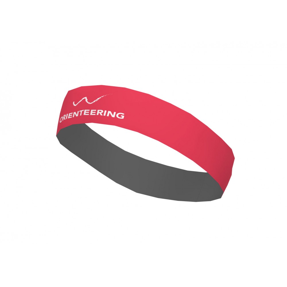 W / Orienteering Headband Lingonberry