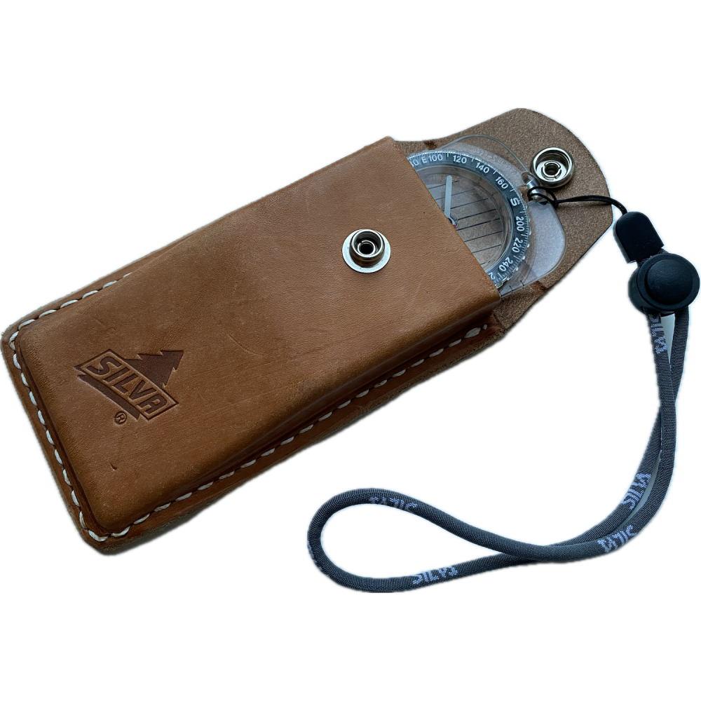 SILVA Leder-Kompassetui M