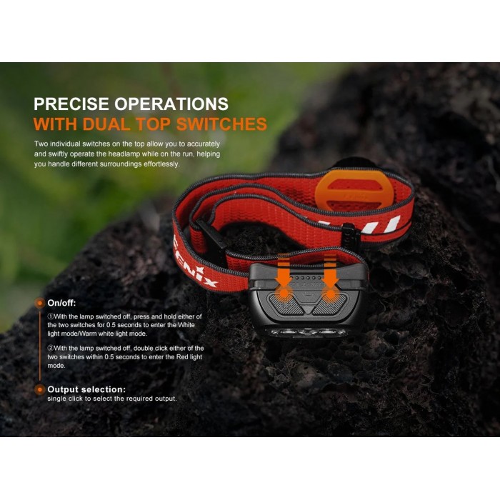 Fenix HL18R-T V2.0 Trailrunning Stirnlampe 800 Lumen