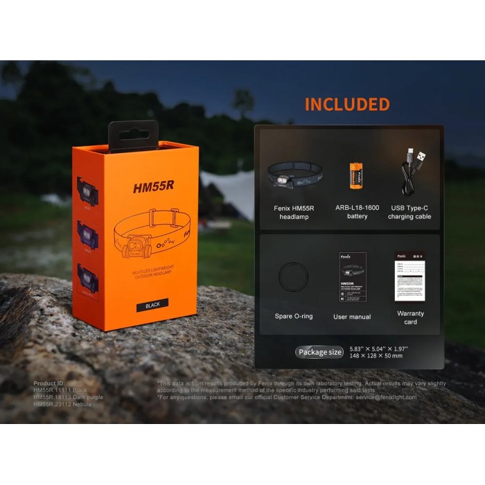 Fenix HM55R Trail Running Headlamp 1200 Lumen