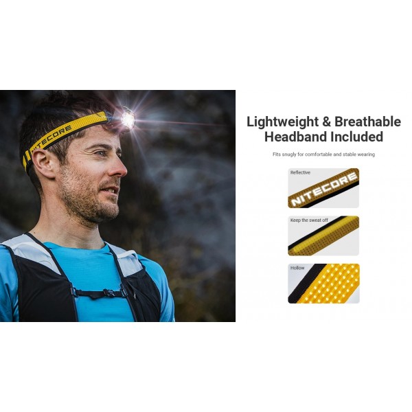 Nitecore UT27 Trailrunning Stirnlampe 800 Lumen 2