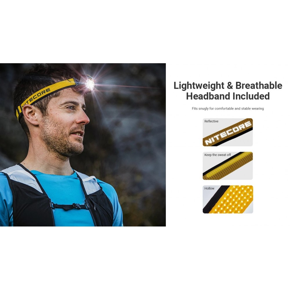 Nitecore UT27 Trailrunning Stirnlampe 800 Lumen