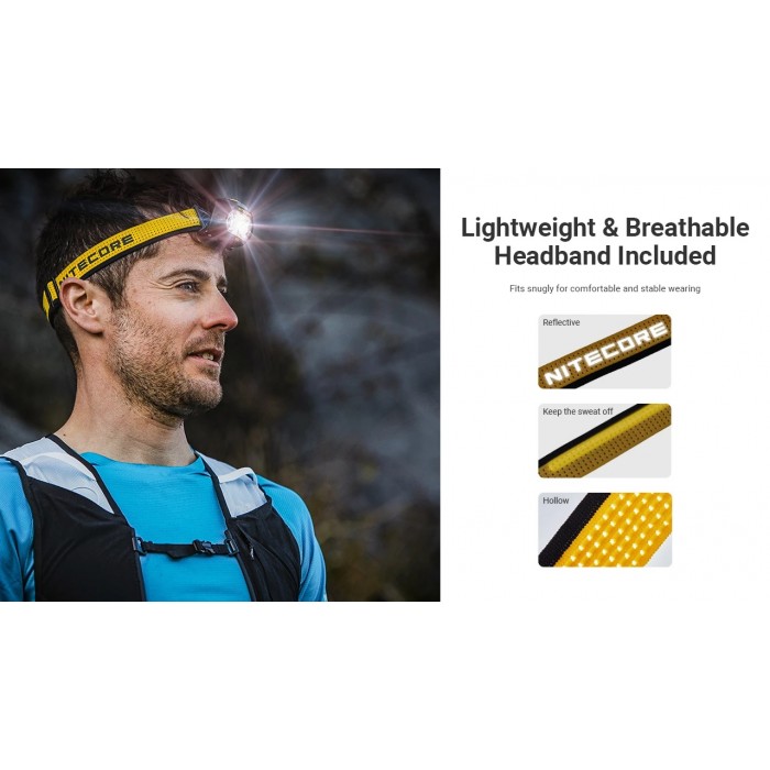 Nitecore UT27 Trail Running Headlamp 800 Lumen