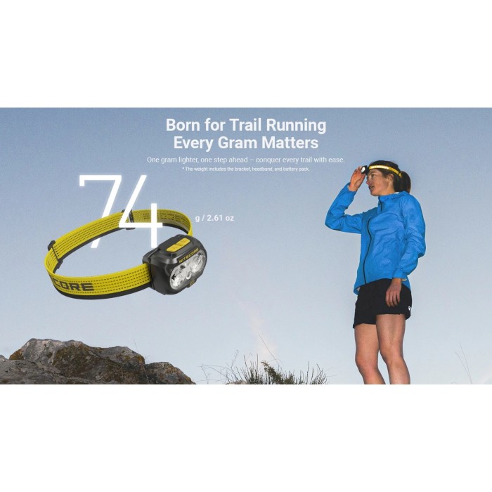 Nitecore UT27 Trail Running Headlamp 800 Lumen