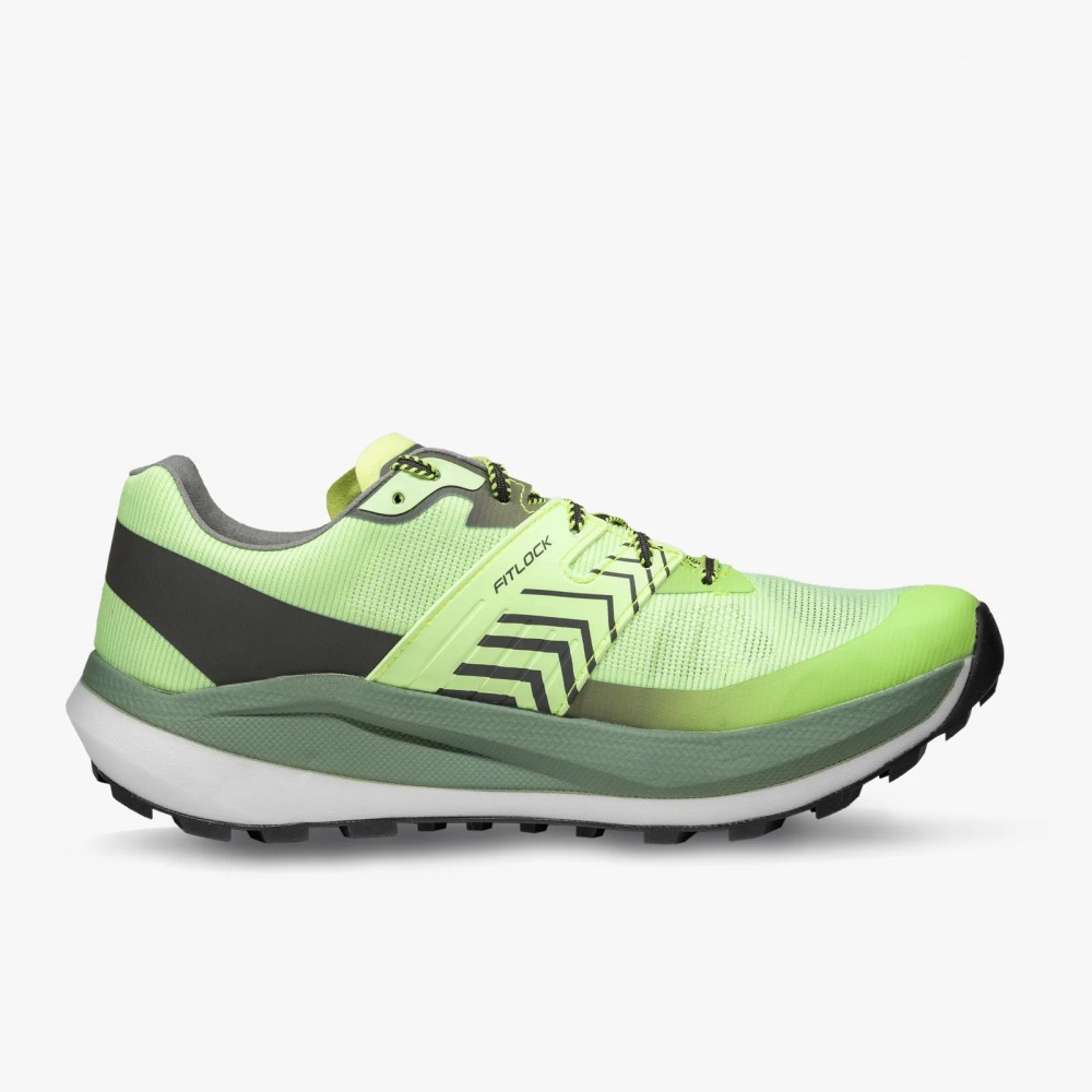 VJ ULTRA 3 Lime Trail Running Shoes