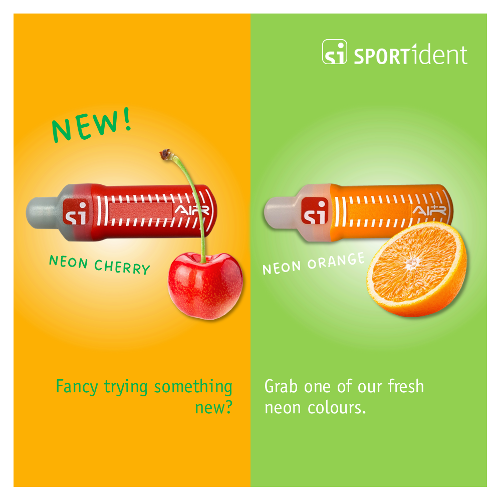 Sportident Active Card SIAC Neon Orange