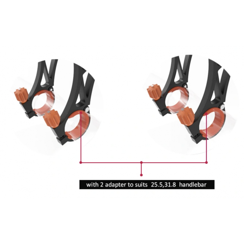 MTBO Kartenhalter 300 × 300 mm + Kompass