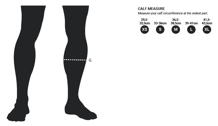 Choose the correct size for gaiters